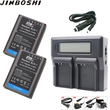 

2pcs BLN-1 PS BLN1 PS-BLN1 BLN 1 Replacement Battery + LCD Dual charger for Olympus E-M5 OM-D E-M1 E-P5 Camera accessories