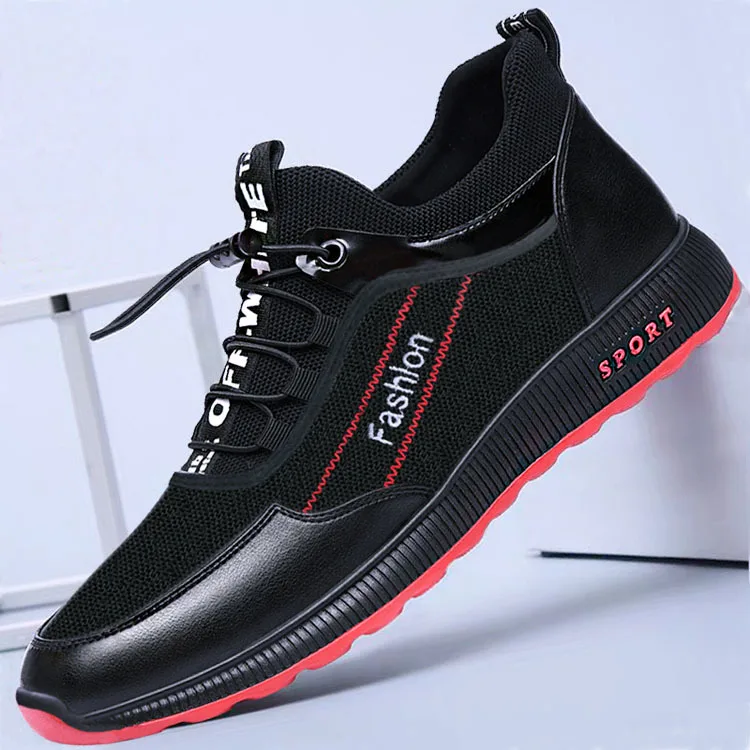 

Spring Autumn Men Shoes Breathable Mesh Mens Shoes Casual Fashion Low Lace-up Canvas Shoes Flats Zapatillas Hombre Plus Size