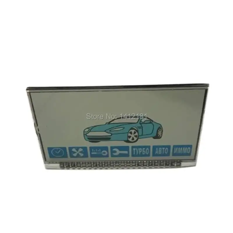 

5PCS/lot A91 LCD display Screen for Two way car alarm system Starline A91 lcd remote control Keychain Key Fob Chain