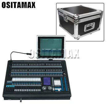 

Free shipping FlightCase China Stage DMX Lighting Controller DJ party dance Effect Equipment for the moving head and stage light