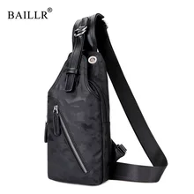 BAILLR бренд мужской нагрудный пакет водонепроницаемый Оксфорд нейлон Theftproof Магнитная кнопка модная дорожная сумка через плечо мужская сумка-почтальонка