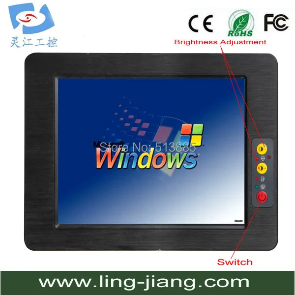 

12.1 inch High Brightness low power consumption Industrial Panel PC
