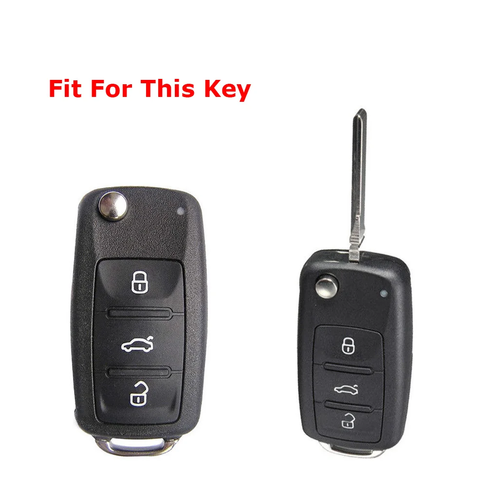 Силиконовый чехол для ключей VOLKSWAGEN polo bora CADDY GTI Rabbit Golf Touareg Beetle Passat B5 B6 B7 Jetta MK5 MK6