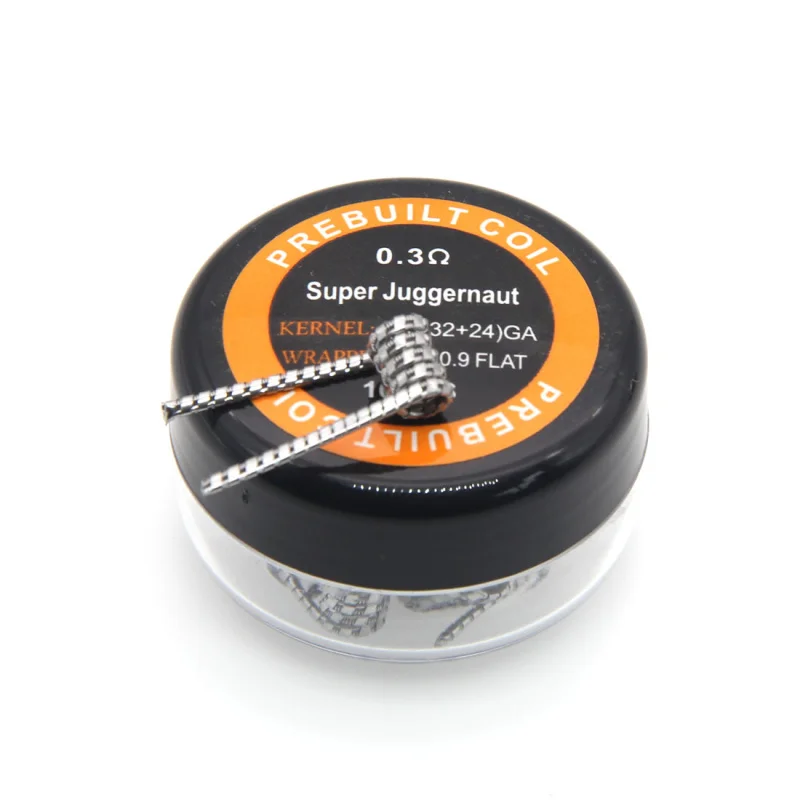 Готовые катушки Core Super Clapton/Juggernaut /Staggered /Hero Alliance/Half staggerfused Clapton для вейпа RDA