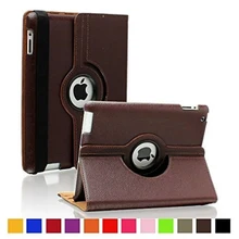 360 Rotation PU Leather cover for Apple iPad Air 2 Smart case flip shell with stand function for iPad 6 with Retina Fundas