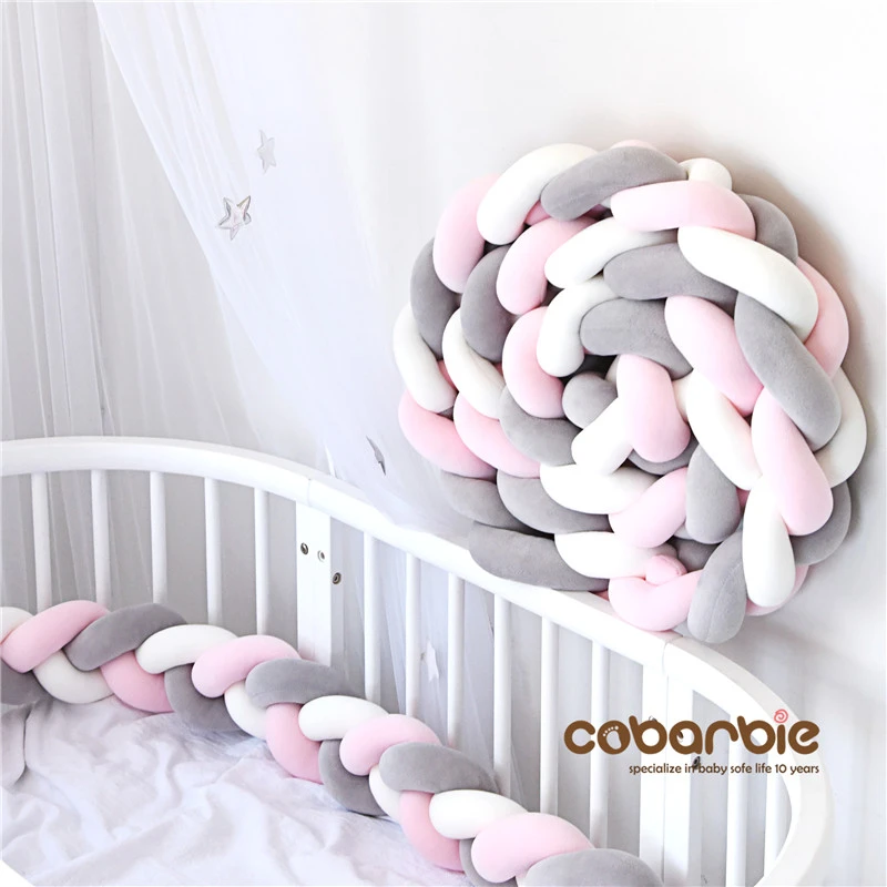 baby cot knot bumper