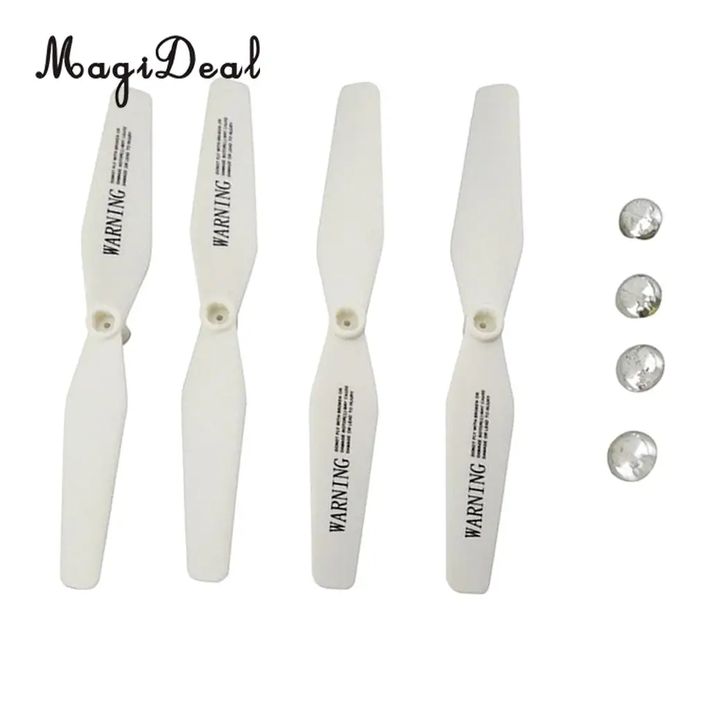 MagiDeal 4Pcs RC Quadcopter Parts Propeller Prop for VISUO XS809 XS809W XS809HW 8807 RC Helicopter Model Protective Protector