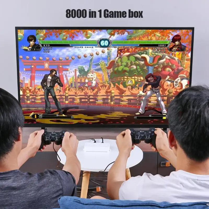 8000 в 1 32G ТВ игровая коробка для Orange Pi с USB Проводные пульты геймпада