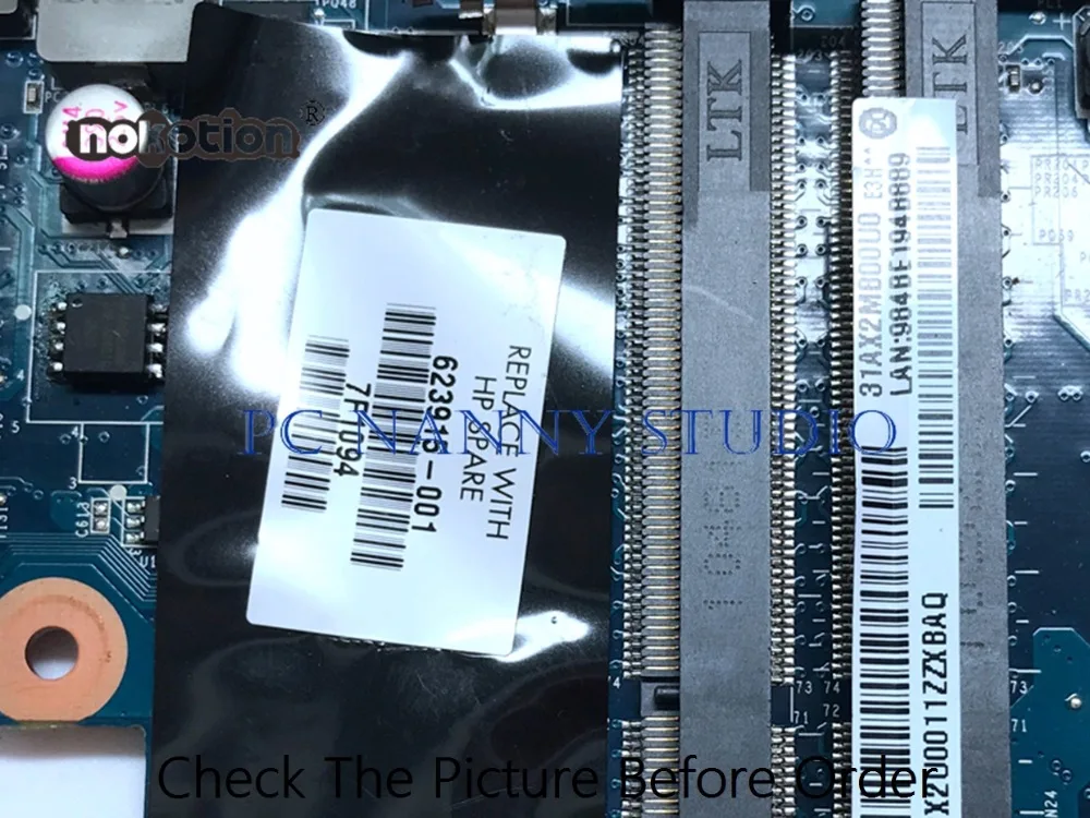 90% OFF  PANANNY for HP CQ56 CQ42 G42 s1 working Motherboard 623915-001 DA0AX2MB6E1 DDR3 with cpu tested