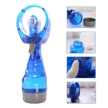 

Portable Handheld Battery Electric Mini Fan Air Water Bottle Steam Spray Misting Fan Summer Air Cooler for Travel Beach