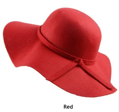 Новинка, стильная мягкая детская Солнцезащитная Панама, винтажная широкая шерстяная фетровая шляпа, гибкий колпак для девочек, большая шляпа для детей 3-7 лет