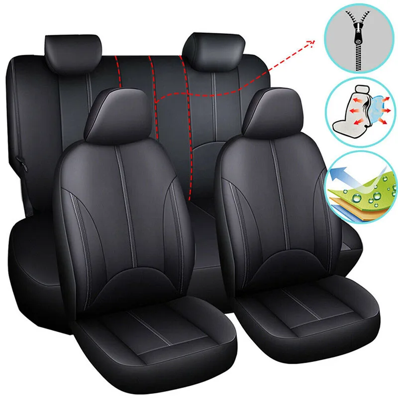 Car Seat Cover Set 9 Pieces Auto Accessories Vehicle Chair Protector Case for Kia Niro Optima Soul Spectra Sportage 2 3 4 | Автомобили и