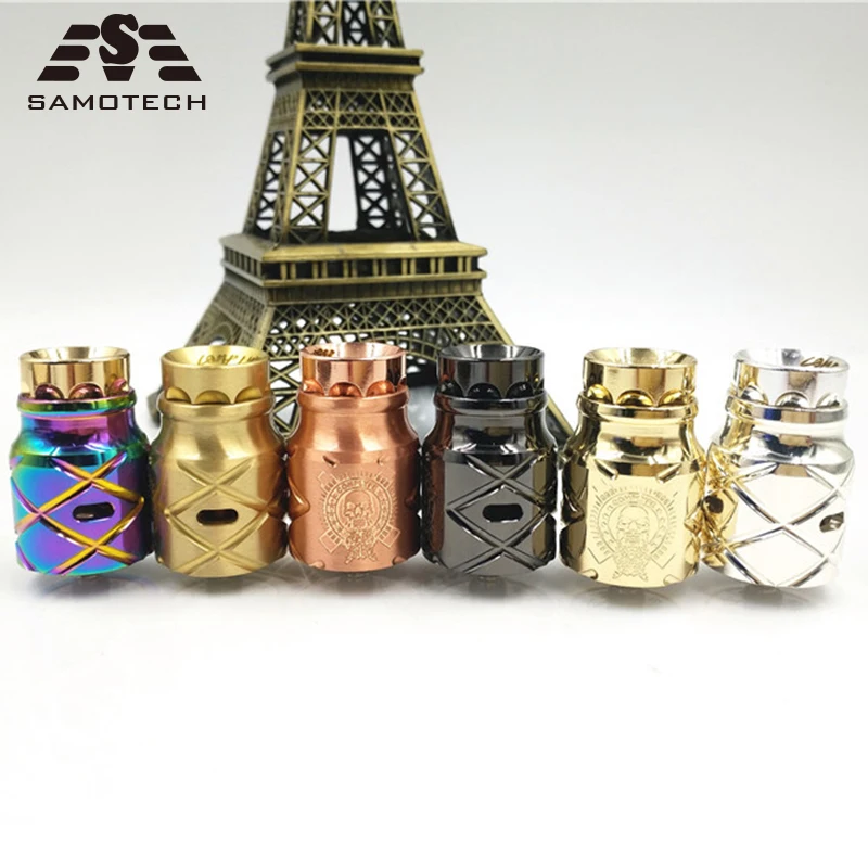 Новый X comp lyfe стиль RDA 24 мм Диаметр подходит для 510 резьбы перестраиваемая