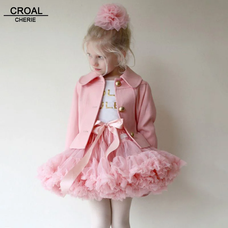 70-130cm Baby Girl Summer Clothes Lace Tutu Skirt Performance Party Gown Ball Girls Tulle Skirt Children Clothes Kids Costume