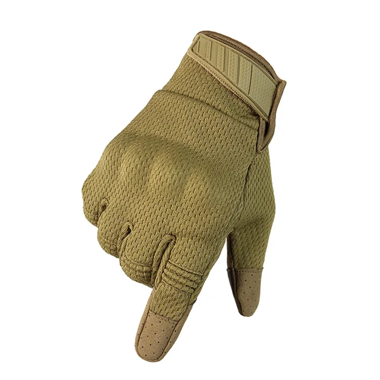 Мужские камуфляжные тактические перчатки с сенсорным экраном, армейские военные перчатки с жесткими костяшками пальцев, дышащие армейские митенки, перчатки