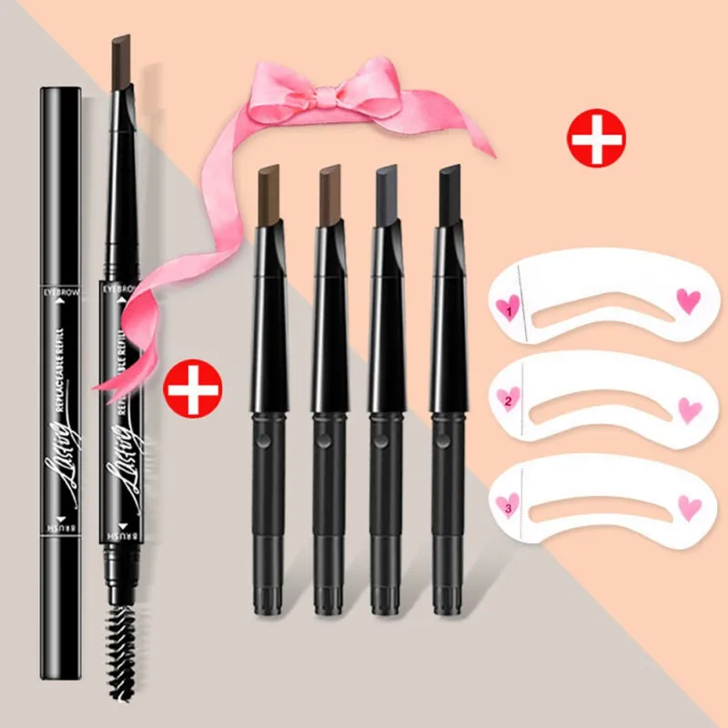 Makeup Double Head Waterproof Long Lasting Drawing Enhancer Automatic