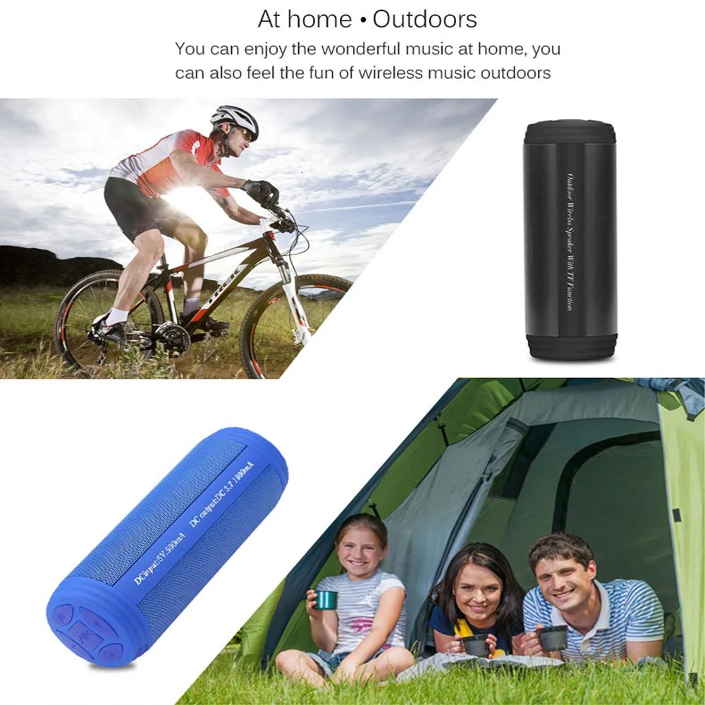Портативный Bluetooth динамик открытый беспроводной водонепроницаемый CSR сабвуфер