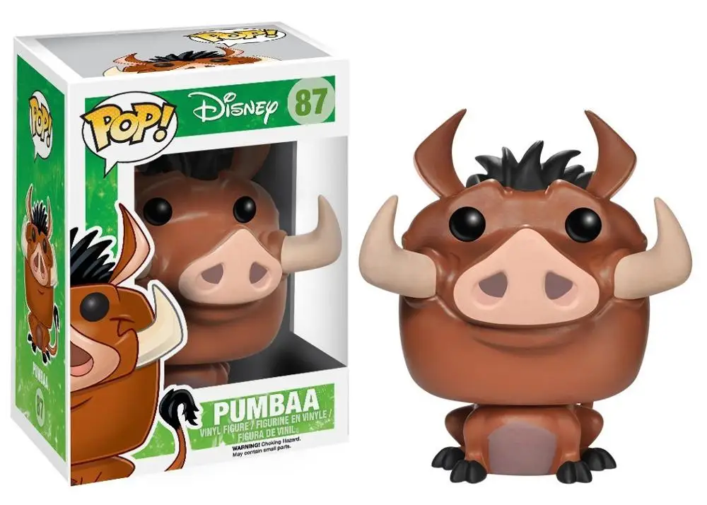 Funko POP The Lion King SIMBA LUAU PUMBAA MUFASA аниме фильмы Детские модели подарки - Цвет: 87