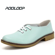 Новинка года; женские туфли-оксфорды из натуральной кожи ручной работы на плоской подошве; женские Модные балетки на плоской подошве; повседневные Мокасины для женщин; Sapatos Mujer