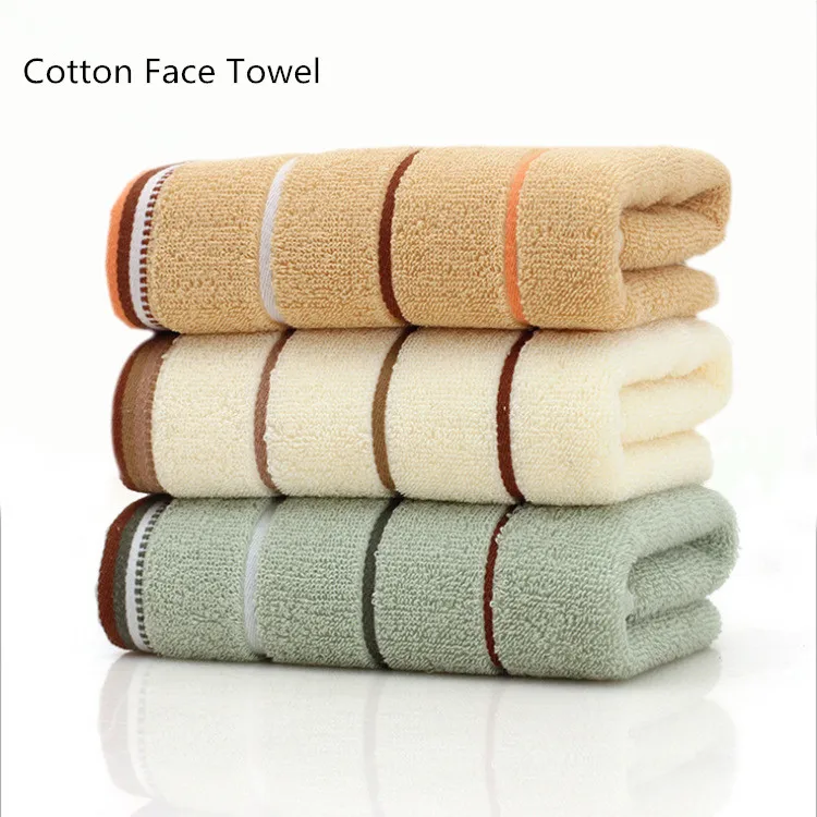 100 Cotton Large Solid Face Towel (13.4 x 29.5 inches) Multipurpose