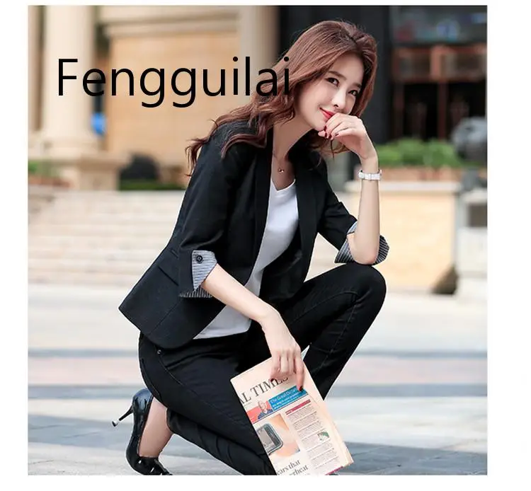Womens fashion temperament suit jacket 2019 new spring and autumn self-cultivation slimming professional temperament small suit