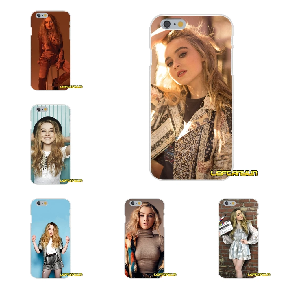 Аксессуары чехлы для телефонов Чехлы iPhone X 4 4S 5 5S 5C SE 6 6S 7 8 Plus pretty girl Sabrina Carpenter |