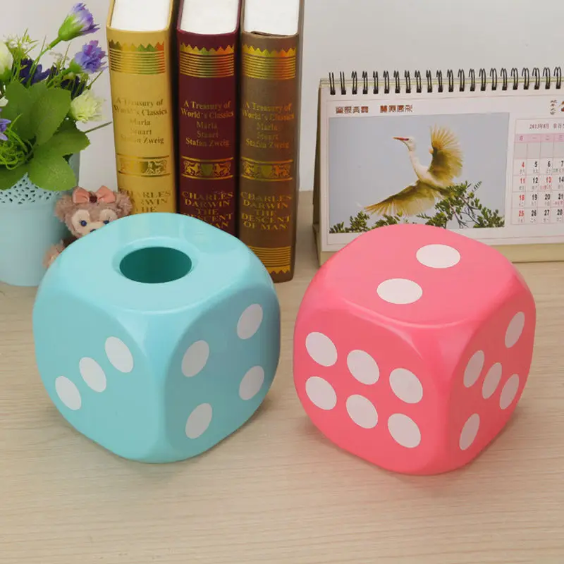 Free Shipping Creative Lovely Dice Tissue Box Household Tissue Box