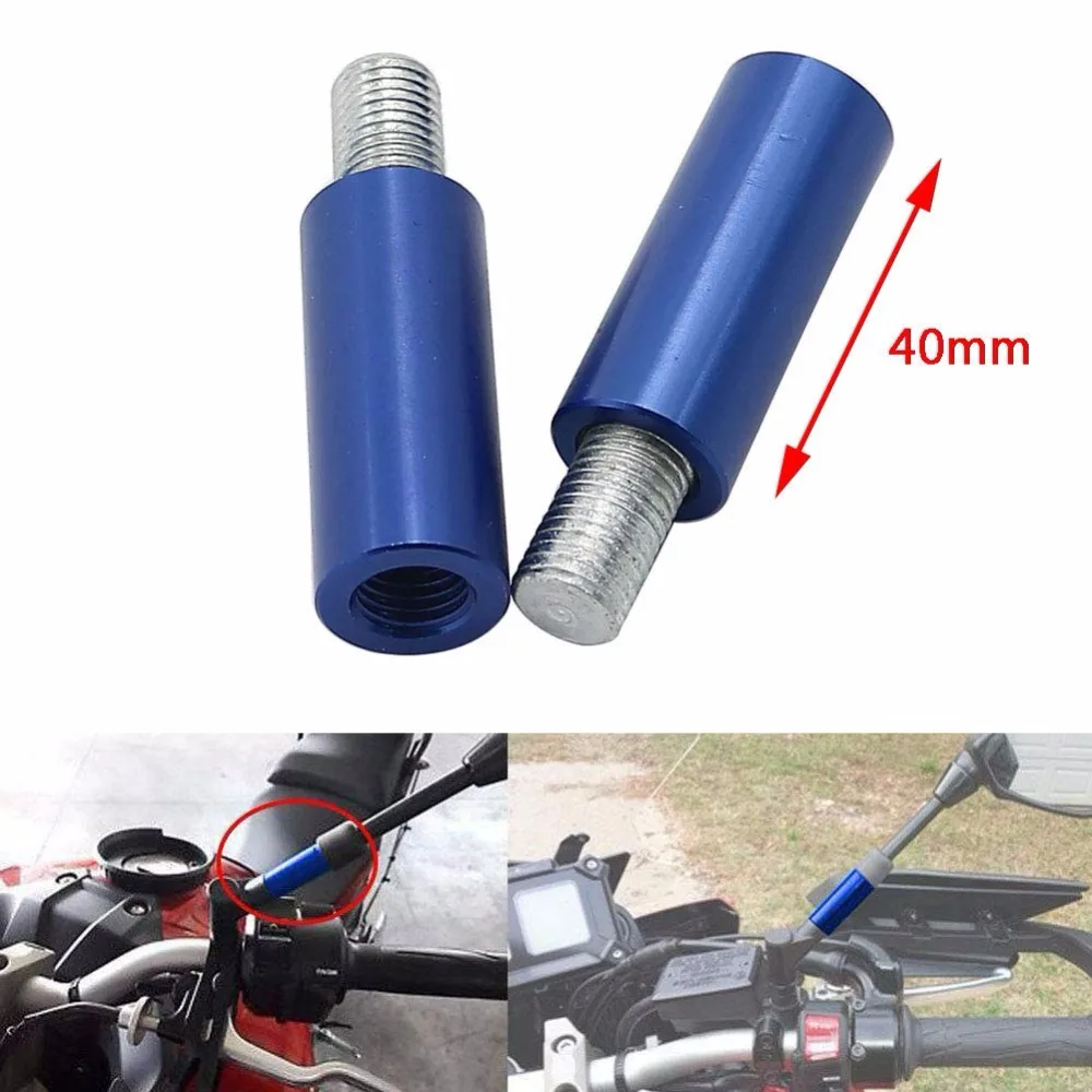 Rear View Mirrors Extenders For Yamaha MT09 MT-09 naked FJ09 FZ09 Tracer 40mm