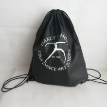 500pcs lot Nylon Drawstring Backpack Custom Your Logo for a Promotional Give Away Outdoor Sports 210D