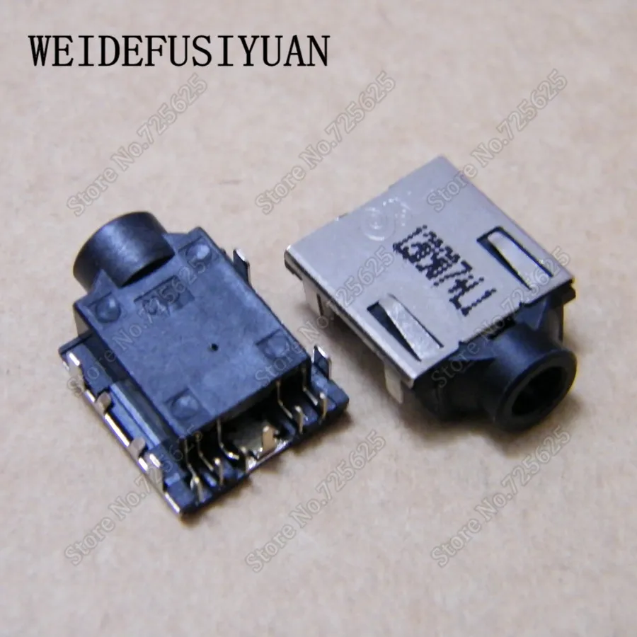 50 100pcs lot Laptop Audio Jack Connector Headphone Socket for HP Pavilion G4 1000 G6 1000 G7 1000 3 5mm Microphone Port