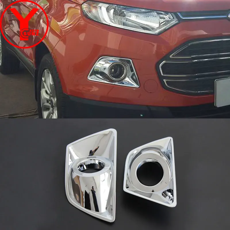 

YCSUNZ ABS front fog lamp cover fog lights for cars chrome car parts accessories For Ford Ecosport 2013 2014 2015 2016 2017