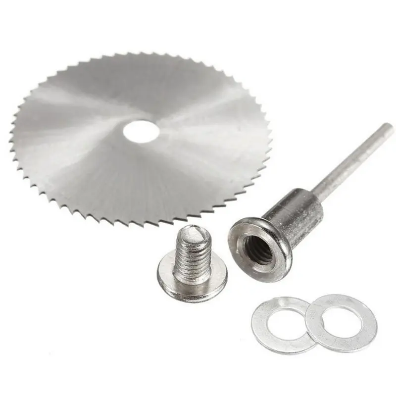 7pcs HSS Rotary Tools Circular Saw Blades Cutting Discs Set High Quality Drill Mandrel Cutoff Cutter Power Tools Multitool