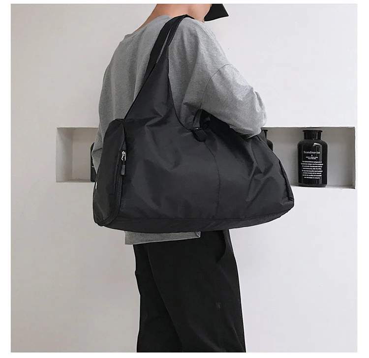 Складной мужской водонепроницаемый нейлоновый мешок большой емкости Вещевой мешок для женщин выходные уличная сумка для влюбленных