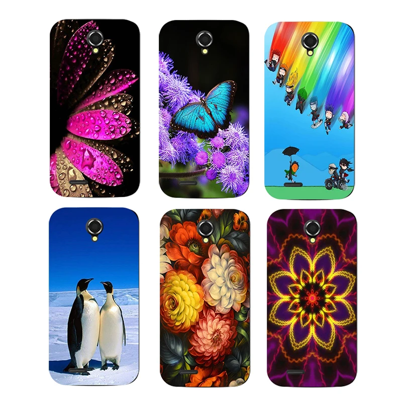 

Soft Silicone Patterned Case For Lenovo A859 A 859 Back Cover Flower Bear Cat Dog Printed Fish Butterfly Tower Animal Phone Case