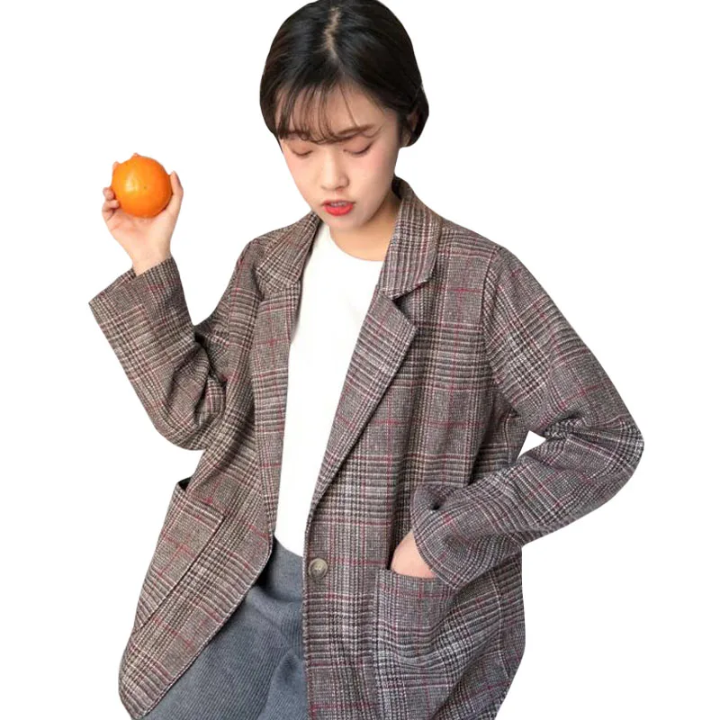 Mihoshop Ulzzang Корейская женская модная одежда с лацканами и длинным рукавом