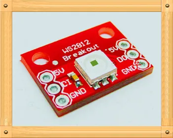 

Free Shipping!!! 2pcs RGB LED Breakout / WS2812 color lamp module / single-wire interface, full-color light emitting tube module