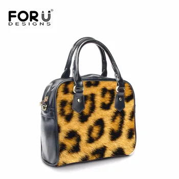 

FORUDESIGNS Women PU Leather Handhags,Leopard Printing Brand Ladies Female Messenger Tote Hand Bags,Woman Crossbody Shoulder Bag
