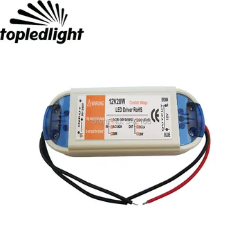 

12V 2A 28W Led Power Supply Input AC90-240V Led Strip Light Power Converter For 12V Led Strip Portable Lighting Accessories