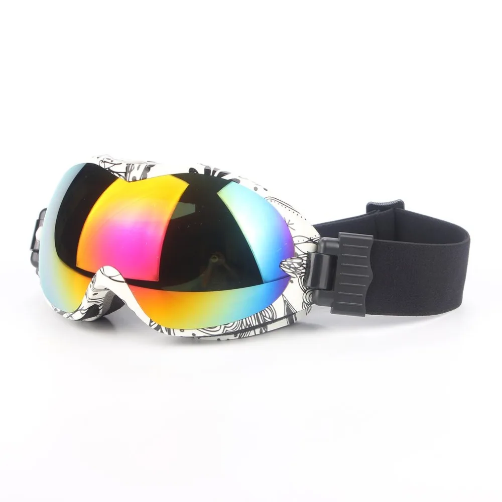 Взрослые лыжные очки с двойными линзами, анти-туман, Ветрозащитная маска, очки для сноуборда, спорта на открытом воздухе, UV400, защитные очки