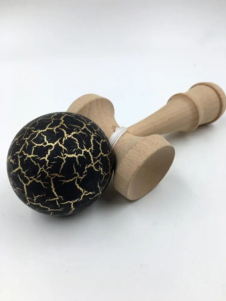 Twb 16 цветов Новая высококачественная безопасная игрушка бук Kendama Лучшие Детские деревянные игрушки игрушка мяч - Цвет: Серый