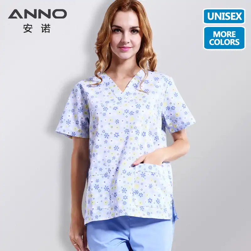 Anno Verano Uniforme Para Enfermeria Manga Corta Enfermera