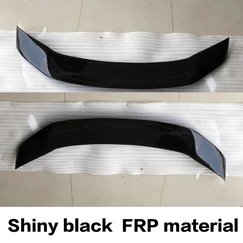 Спойлер для hyundai elantra 2012- Материал FRP задний спойлер для губ высокое качество цвет заднее крыло автомобиля elantra аксессуары - Цвет: Shiny black  FRP
