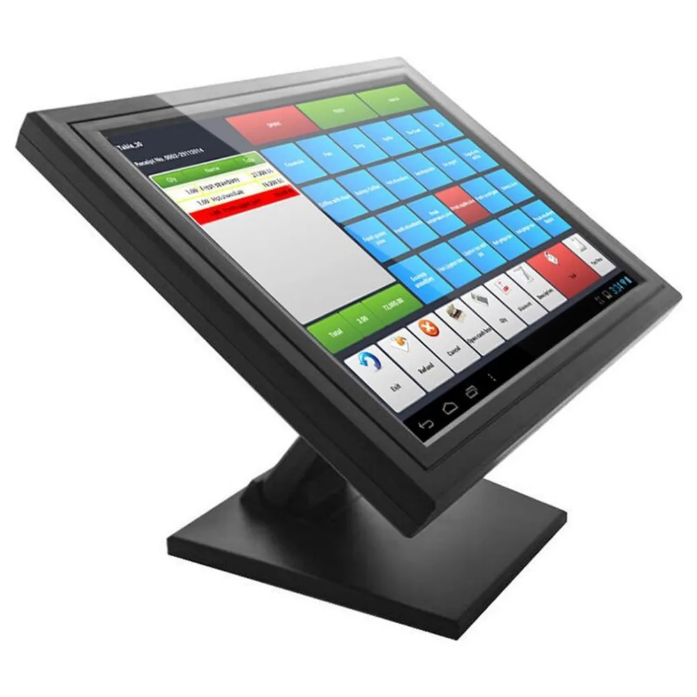 17 Inch Touch Screen LED Monitor POS TFT LCD TouchScreen 1024 X 768 Retail Restaurant Bar Touch Screen Display USB Interface