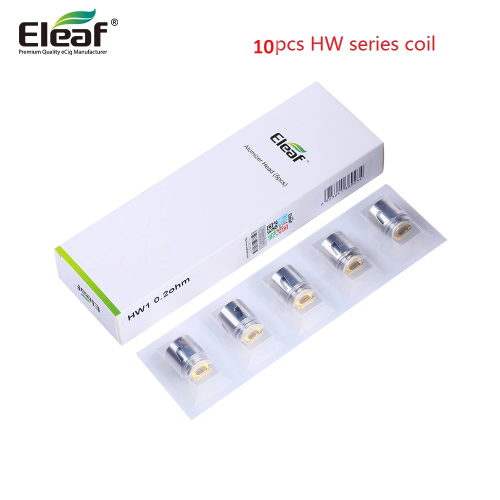 10 шт. оригинальные катушки Eleaf HW 0.2ohm 0.3ohm 0.25ohm HW1 HW2 HW3 HW4 для Ikonn 220 Kit ELLO Mini или ELLO Mini XL Атомайзер