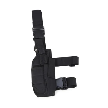 

Tactical Pistol Right handed Holster Utility Adjustable Airsoft Hunting Pouch Tornado multiple MOLLE Vertical