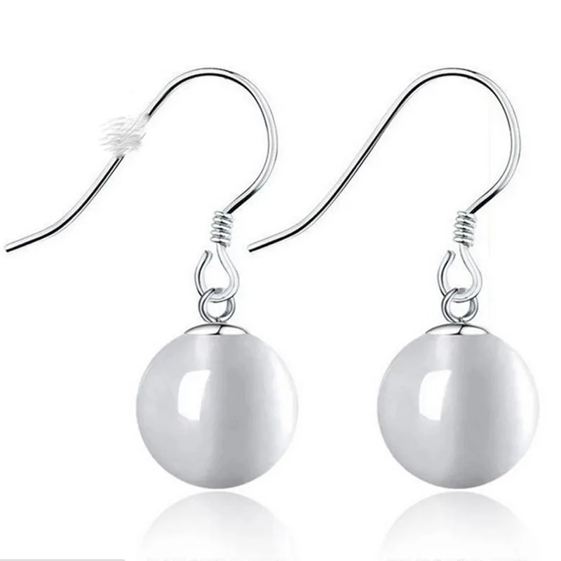 

Simple Delicate Opal earrings for women new arrival ear settings accessories nickel-free fashion jewelry