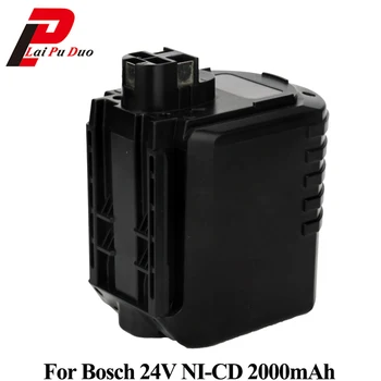 

For Bosch Replaceable Power tool battery Ni-CD 24V 2000mAh GBH 24VFR 11225VSR 2 607 335 082,2 607 335 083, 2 607 335 097, BAT021