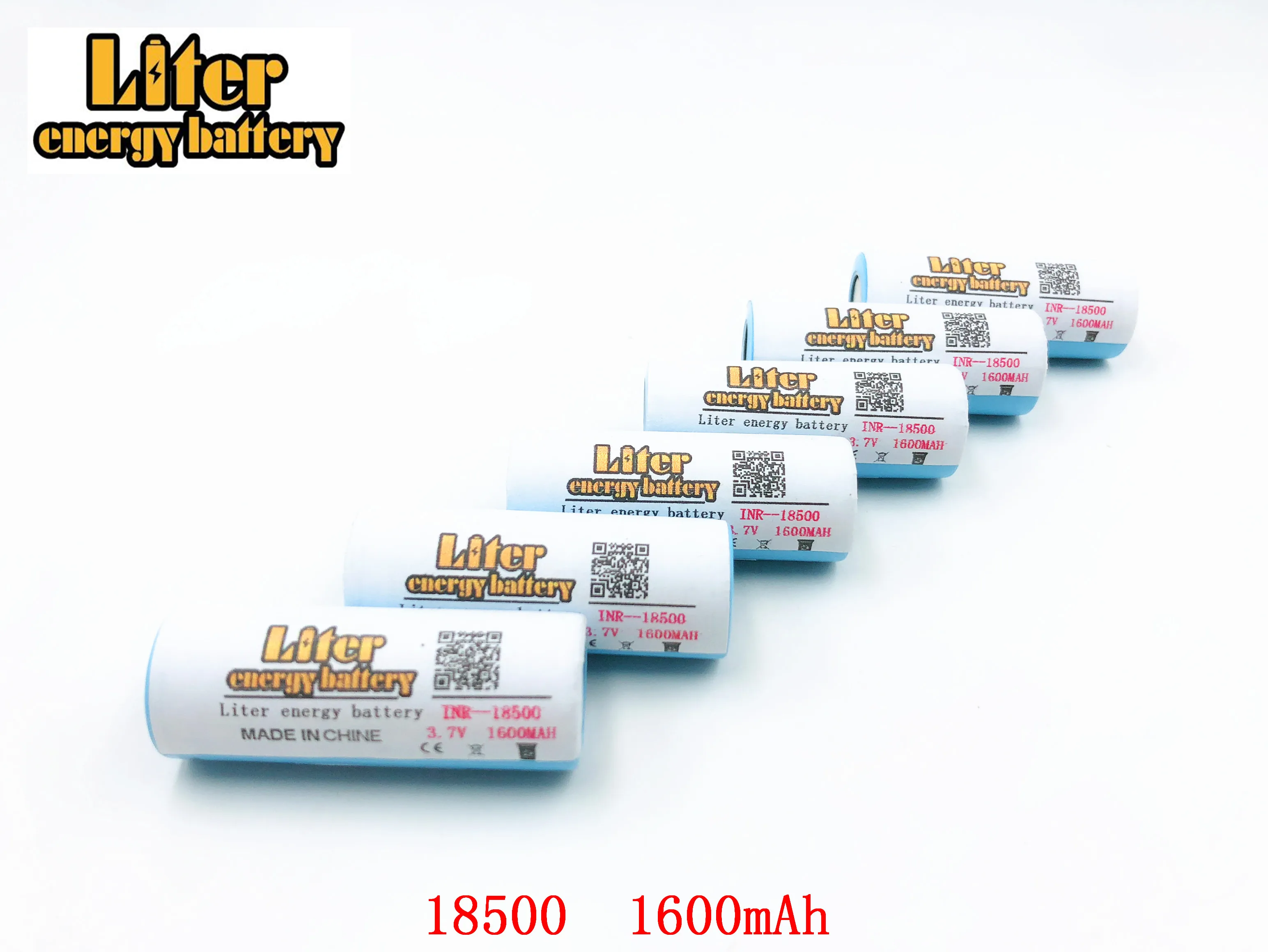 2 шт/партия 18500 батареи 18490 настоящие 1600mAh литий-ионная литиевая 3,7 V перезаряжаемый фонарик аккумулятор банк питания светодиодный фонарь