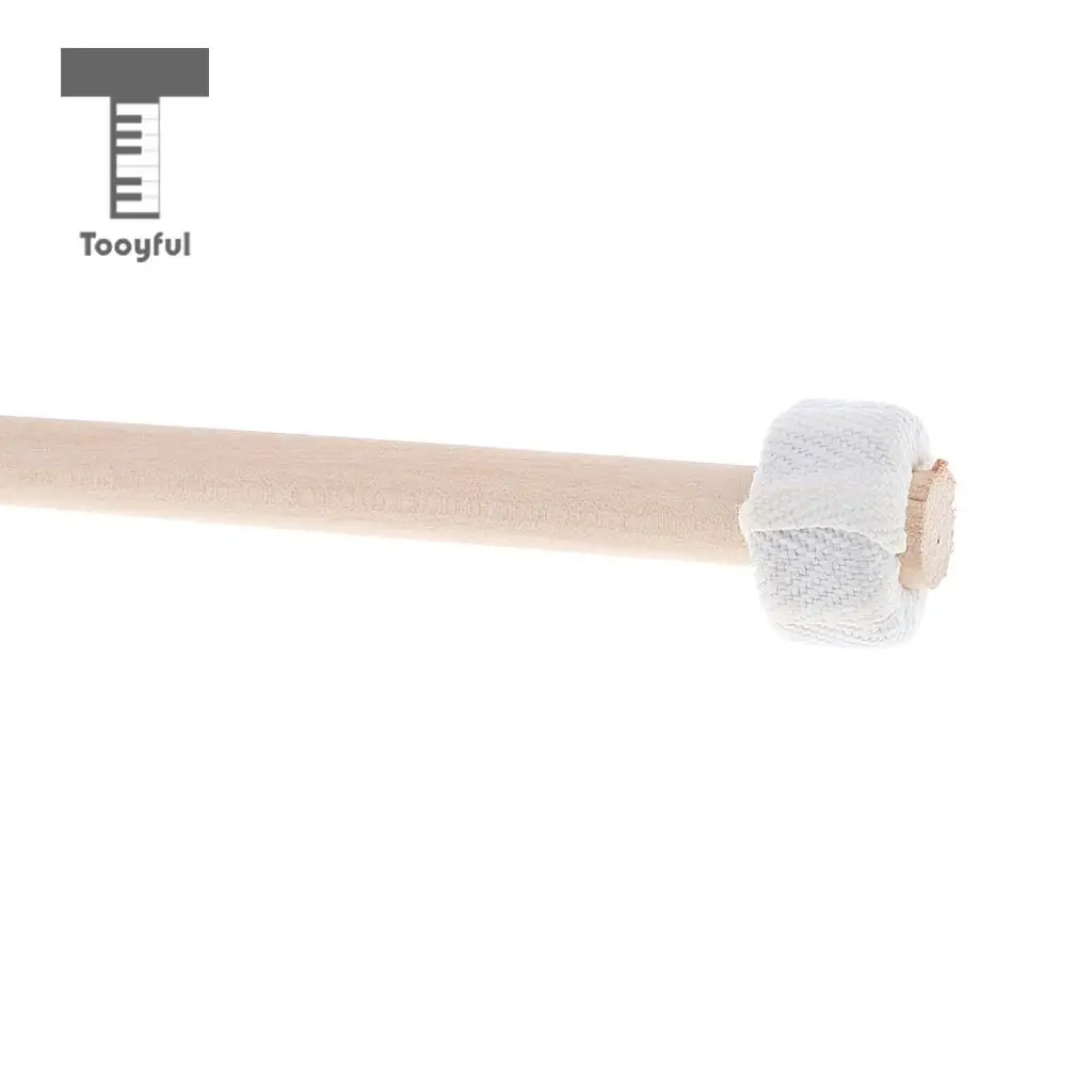 1pc Solid Wooden Drumstick Cymbal Chinese Gong Mallet Hammer Stick Drumstick Percussion Instrument Accessories 25cm