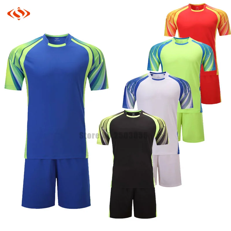 Prix pour 2017 nouvelle arrivée top paintless hommes de course formation jersey costume survetement kits de l'équipe de football DIY hommes court ensemble sportwear Prix pour 2017 nouvelle arrivée top paintless hommes de course formation jersey costume survetement kits de l'équipe de football DIY hommes court ensemble sportwear